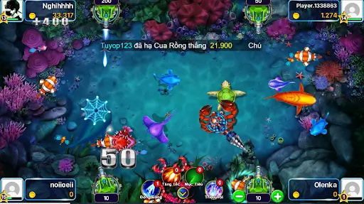 Giao diện Bắn Cá Xèng Giao diện Bắn Cá Xèng